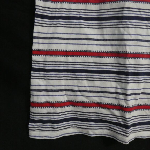 OSHKOSH B'GOSH | size 12 | Striped Tank Top with Floral Lace and Tied Straps - Picture 11 of 12